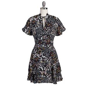 Then and Now Floral Dress, J. Peterman / Parker - Large